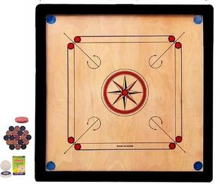 Carrom talk Carrom board full glossy finish 81 cm Carrom Board