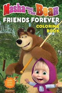 Masha And The Bear - Friends Forever: Giant Coloring Book For Kids  - By Miss & Chief