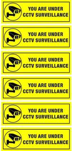 VICINITY You are under CCTV Surveillance Pack of 6 Emergency Sign