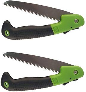 Birud 2 Set of Folding Purner Cutter Garden Hand Powered Saw Tools Cutting Pruner (Manual) Garden Tool Kit
