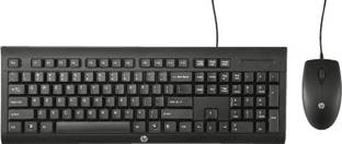 HP C2500 Wired USB Standard Laptop Keyboard Compatible with Desktop, Laptop, Mac