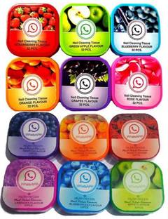 Elecsera Whatsapp Nail Polish Remover Pads Wet Wipes