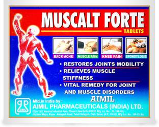 AIMIL Muscalt Forte Tablets for Bone & Joint Wellness | Reduces Pain and Inflammation (Pack of 1)