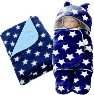 BRANDONN Printed Crib Crib Baby Blanket for  AC Room