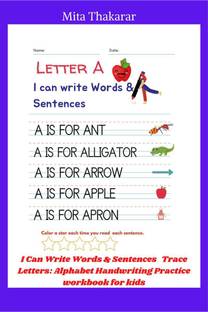 I Can Write Words &amp; Sentences Trace Letters