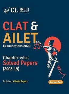 CLAT & AILET Chapter Wise Solved Papers 2008-2019 8 Edition