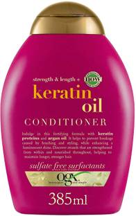 ogx Keratin Oil Fortifying Conditioner with Argan Oil,Paraben-Free & Sulfate free