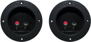 Ovicart 2 Pin Round Speaker Terminal Box Pack of 2 Electronic Components Electronic Hobby Kit