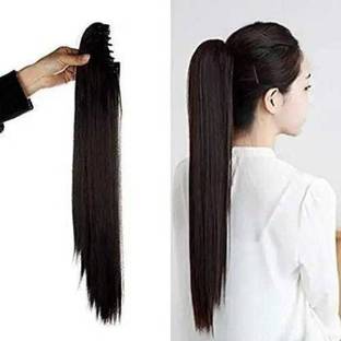 sunisa Womens Brown Color Long Clutcher  Extension Hair Extension