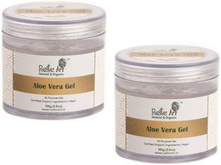 RUSTIC ART Aloe Vera Gel All Purpose, Moisturizer, Astringent ( set of 2)