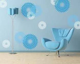 UD Unique Decor 3D Big Wall Stencil Size :(11,15,20 inch) Reusable Wall Painting Stencil for Home / Office Decoration Wall Taxture Stencil Stencil