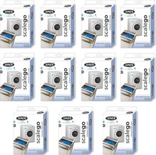JIMEN SCALEGO Washing machine descaler detergent powder cleaning Sutaible for top load / front load machine diswasher.(pak of 11) pkt 1100 gram. Detergent Powder (le)
