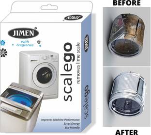 JIMEN SCALEGO Washing machine tub cleaner cleaning Powder with Best Technology for machine front/top load washing machine. Detergent Powder (Lemon)