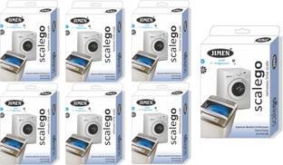 JIMEN SCALEGO Descaler for Washing machine Best washing machine cleaning detergent powder for all leading brand of Fully automatic Front Load and Top Loading washing machine.(pack of 7) pkt 700 gram. Detergent Powder