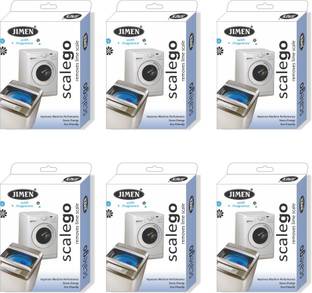 JIMEN SCALEGO Washing machine Appliance descaler Best washing machine cleaning powder for all leading brand of Fully automatic Front Load and Top Loading washing machine.(pack of 6) pkt 600 gram. Detergent Powder (apple)