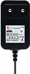 Darahs 9.5V 1 AMP Power Supply AC Input 200-240 V and Output DC Adapter for Ca sio Music Keyboard Piano Worldwide Adaptor