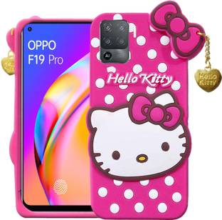 WEBKREATURE Back Cover for Oppo F19 Pro, 3D Cute Doll