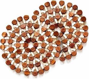 Modinity Round Reversible Wood Coaster
