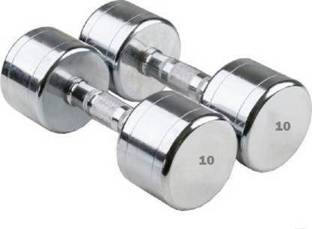 vnh Pair of 10KG Steel Dumbbells(10X2KG) Fixed Weight Dumbbell