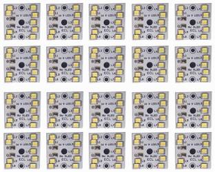 Republic (Pack of 20) 9w MCPCB Led Raw Material For Led Bulb Light Electronic Components Electronic Hobby Kit