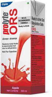 Cipla Prolyte ORS Ready to Drink Oral Rehydration Contains Electrolytes | WHO Formula Energy Drink
