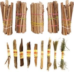 Ayodhya Bhakti Navgrah Lakdi ( 1- Packet) !! Samidha Lakdi ( 5-Bundles ) !! Navgrah Santi Lakadi for Hawan and Puja and Daily Use !! Sami ki lakdi !! Navgrah ki Lakdi !! Samidha Ki lakadi ( Combo Pack of 2 in 1)