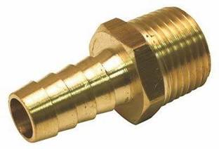 PMW LPG Replacement Part - Hose Nipple - 3/8 x 3/8 - Hose Barb Connector - 1 Piece Hose Pipe