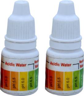 bioway PH TESTING LIQUID SOLUTION KIT BOTTLE 2PCS FOR TESTING RO/OTHER WATER Ph Test Strip