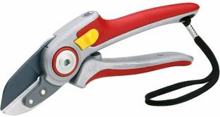 WOLF GARTEN RS5000 Professional Anvil Aluminium Secateurs, Red, Garden Shear Anvil Aluminium Secateurs Anvil Pruner