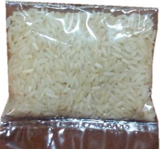 shakti Pooja special Akshat/Rice/Chawal 100 gms. Pack | Daily Pooja Needs | Pooja Akshat | Pooja Chawal | Pooja Rice | Special Zip Lock