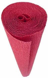 nawani Flowers Crepe Paper Rolls (Red, 8 Feet Length/20-In Width) 1 Pic