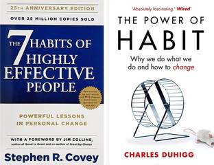 The 7 Habits Of Highly Effective People + The Power Of Habit: Why We Do What We Do, And How To Change (Set Of Two Books) (Paperback, Stephen Covey, Charles Duhigg)