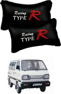 RONISH Black Leatherite Car Pillow Cushion for Maruti Suzuki