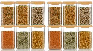 4 SACRED Plastic Grocery Container  - 1200 ml