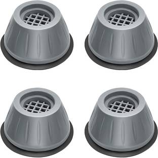 KhuHap Anti Vibration Multi-Purpose Washing Machine, Refrigerator, Water Cooler, Air Cooler Trolley Stand Leg Support Pad, Pack of 4 Pieces Foot Rest Foot Rest