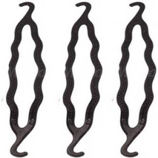 Sharum Crafts Juda Maker Hair Accessory Set (Black) Bun Clip