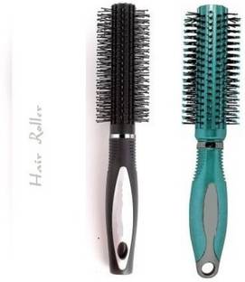 RAPIK Hair Round Roller Comb / Styling Hair Brush pack of 2