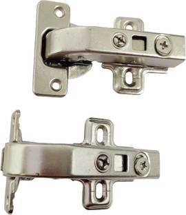 BTL Pie Corner 90 Degree Angled Clip-On Hinge (1 lakh Cycles Tested) (60 Hours Salt Spray Tested) (Material: Cold Roll Steel) (Plating/Finish: Nickel) (BAHD-C90) Concealed Hinge