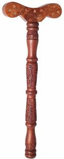 ARTANDCRAFTINDIA Yoga Stick-01 Wooden Staff for Improved Breath Flow in Nostrils and for Yoga Practices| Yoga Stick | Yoga Danda| Yoga Practice Stick | Parnayam Danda | Stick for Yoga Massager