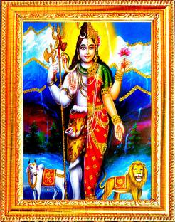 SUNINOW ADI-SHAKTI GODDESS PHOTO FRAME | MAHADEVI , SHAKTI, ADI-PARASHAKTI Religious Frame