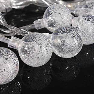 REPISH ™ 14 LED Pixel Fancy Ball Big Light Crystal Bubble Ball String Fairy Diwali Candle
