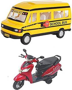 amisha gift gallery All New Active Scotty Scooter Toy with School Bus