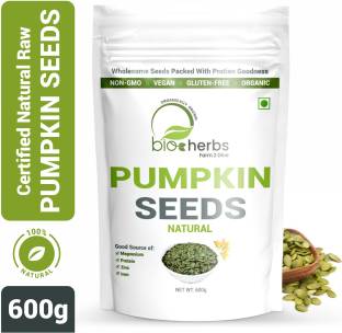 Bioherbs �Certified Raw Pumpkin Seeds, AAA Grade Seeds, High in Protein Pumpkin Seeds