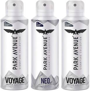 PARK AVENUE Signature Deo Collection For Men Combo Pack of 3 (140ml x 3) Brand New Pack Deodorant Spray  -  For Men
