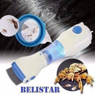 BELISTAR V Comb Capture 4 Filter Trap Head Lice And Eggs Removed From The Hair, Allergy and Chemical Free Head Lice Treatment, Electrical Head Lice Remover Comb. 240V Electrical Head Lice Comb..