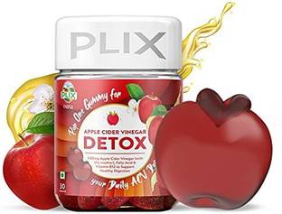 The Plant Fix Plix Olena Apple Cider Vinegar 30 Gummies for Detox, Digestion and Weight Management