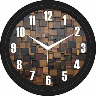 RUDRAAKSH Analog 28 cm X 28 cm Wall Clock