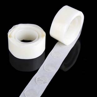 Bash N Splash Solid Double Sided Balloon Glue Dots 200 Pc Glue Dots Roll of 100 each (2 Roll) Balloon