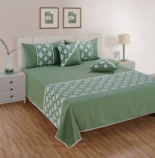 SWAYAM Cotton Double Bed Cover