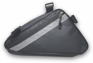 Protos India.Net Cycle Bag Triangle Saddle Frame Strap-On Pouch for Cycling Bicycle Phone Holder